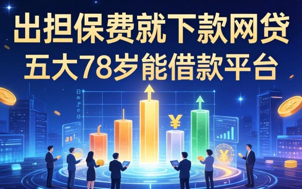 出担保费就下款的网贷，五大78岁能借款的平台