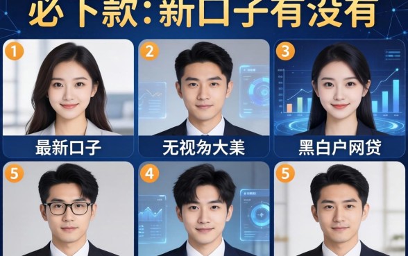 必下款的新口子有没有，例举5个最新口子无视黑白户网贷