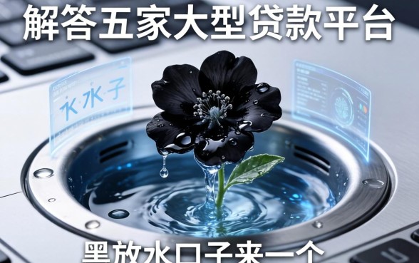 黑花了放水口子来一个，解答五家大型贷款平台
