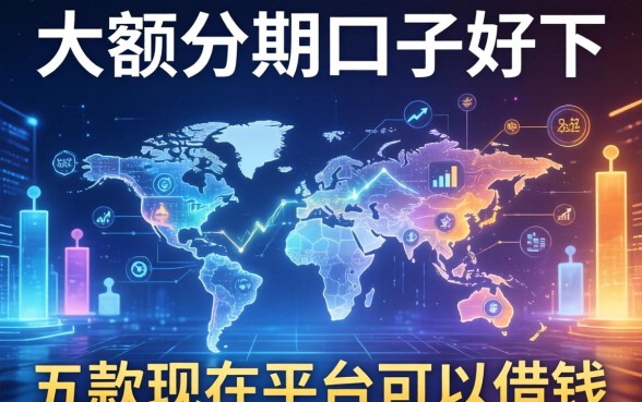 哪些大额分期口子好下，探讨五款现在平台可以借钱