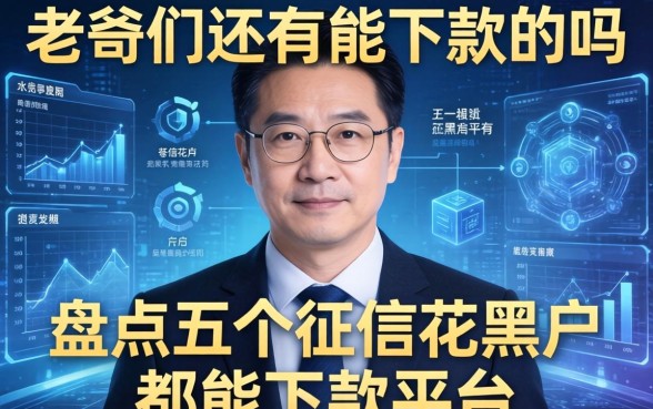 老哥们还有能下款的吗，盘点五个征信花黑户都能下款的平台