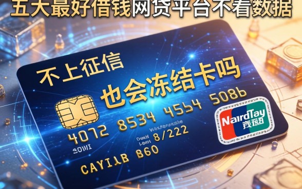 不上征信也会冻结卡吗,五大最好借钱的网贷平台不看数据
