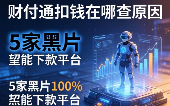 财付通扣钱在哪查原因，阐述5家黑户100%能下款的平台