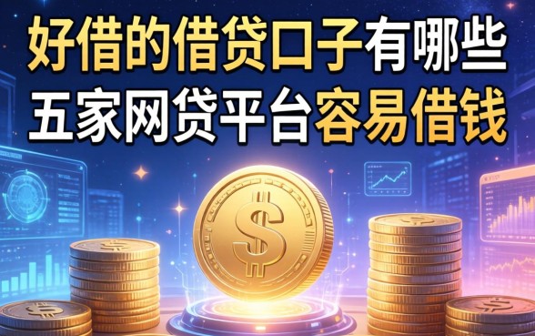 好借的借贷口子有哪些，解答五家网贷平台容易借钱