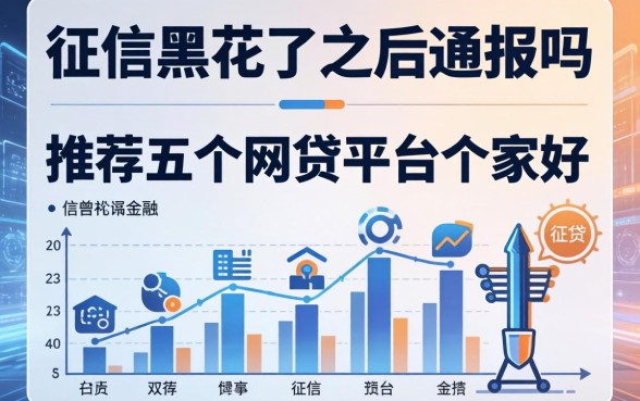 征信黑花了之后通报吗，推荐五个网贷平台哪家好