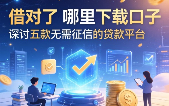 借对了 哪里下载口子，探讨五款无需征信的贷款平台