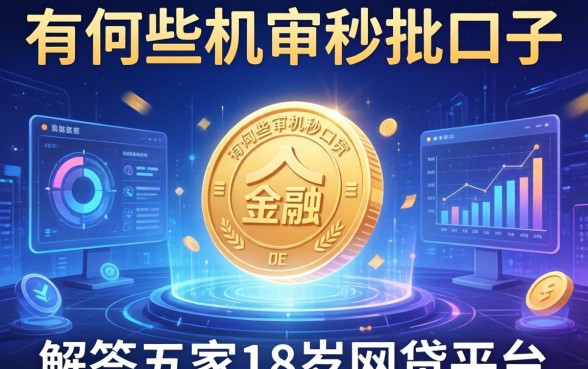 有哪些机审秒批的口子，解答五家18岁网贷平台