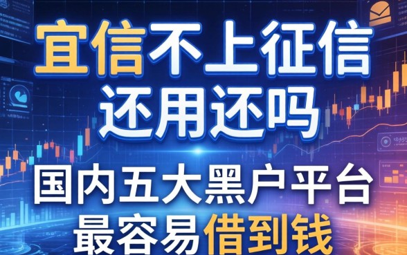 宜信不上征信还用还吗，国内五大黑户平台最容易借到钱