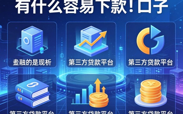 有什么容易下款的口子，分析五个第三方贷款平台