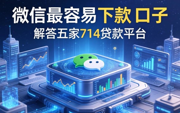 微信最容易下款的口子，解答五家714贷款平台