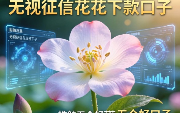 无视征信花的下款口子，推荐五个好口子