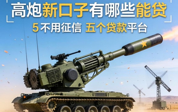 高炮新口子有哪些能贷，总结五个不用征信的贷款平台