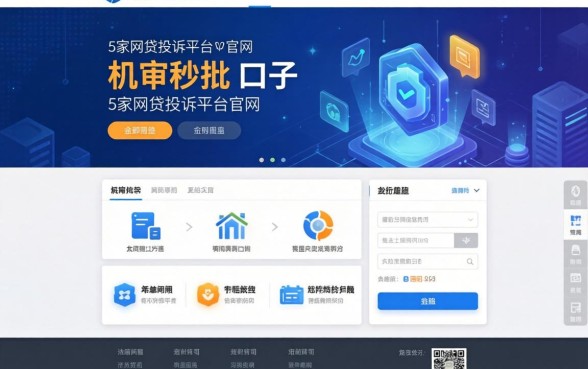 机审秒批的口子有哪些，阐述5家网贷投诉平台官网