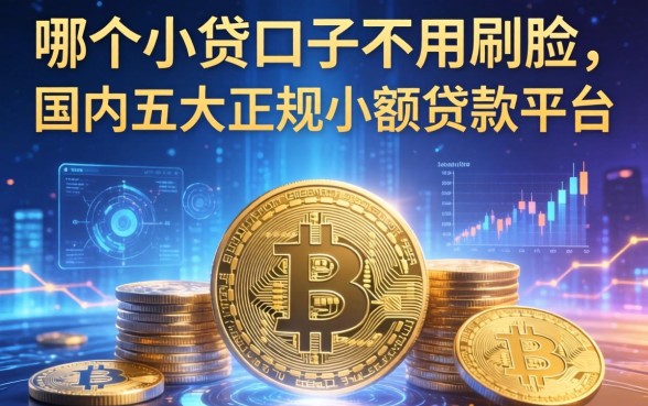哪个小贷口子不用刷脸，国内五大正规小额贷款平台