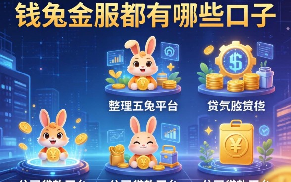 钱兔金服都有哪些口子，整理五个公司贷款平台