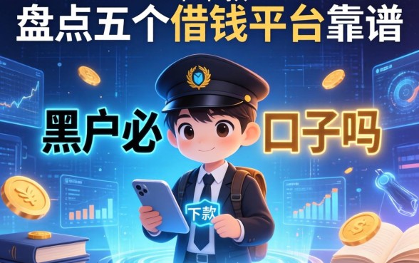 有黑户必下款的口子吗，盘点五个借钱平台靠谱