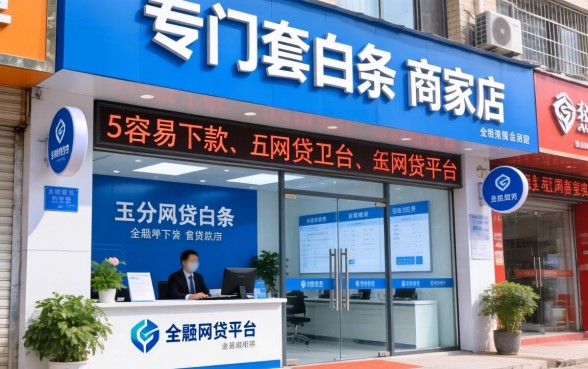 专门套白条的商家店铺，分析五个容易下款的网贷平台