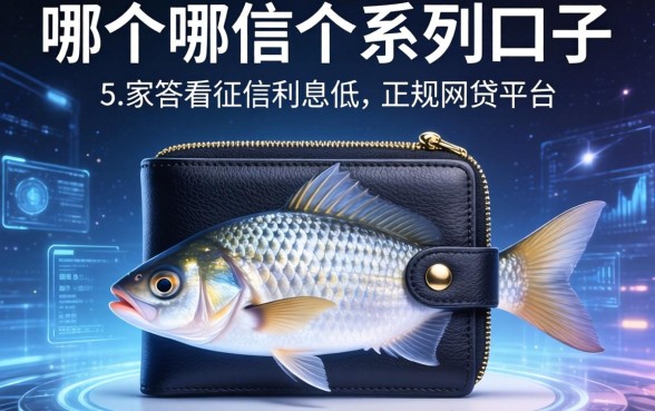 鱼钱包是哪个系列口子，解答五家不看征信利息低的正规网贷平台
