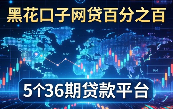 黑花口子网贷百分之百，归纳5个36期贷款平台