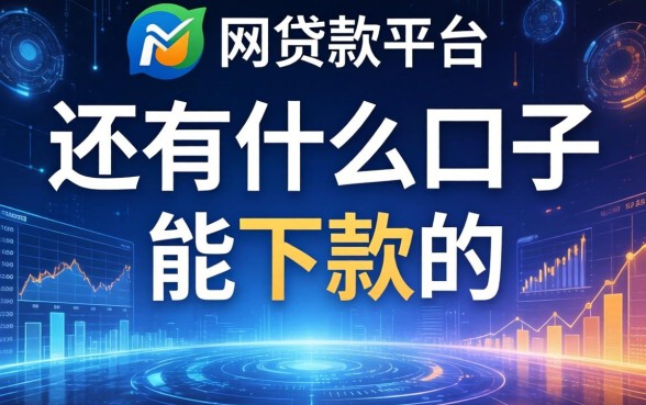 还有什么口子能下款的，总结五个网贷款平台