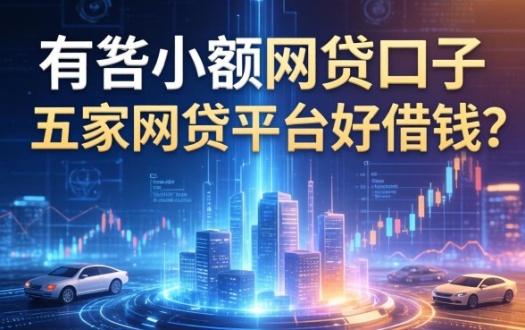有哪些小额网贷的口子，解答五家网贷平台好借钱