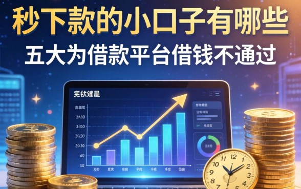 秒下款的小口子有哪些，五大为借款平台借钱不通过