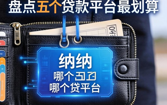 纳纳钱包在哪个口子下，盘点五个贷款平台最划算