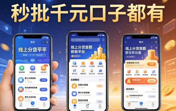 秒批千元口子都有哪些，分析五个线上小额贷款平台