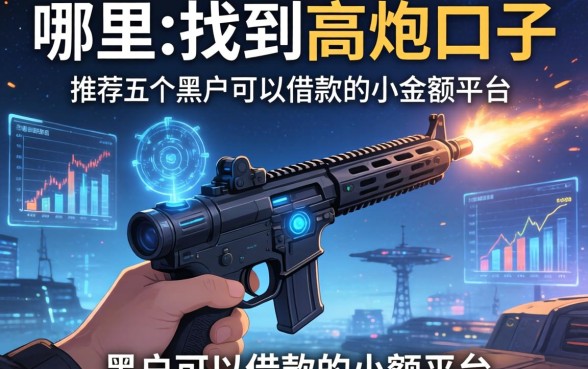 哪里可以找到高炮口子，推荐五个黑户可以借款的小额平台
