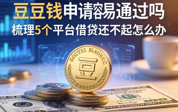 豆豆钱申请容易通过吗，梳理5个平台借钱还不起怎么办