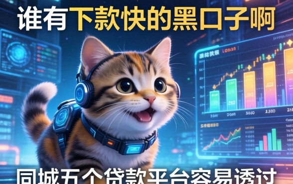 谁有下款快的黑口子啊，同城五个贷款平台容易通过