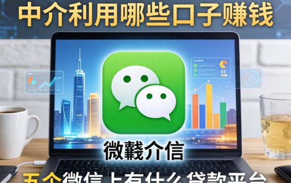 中介利用哪些口子赚钱，汇总五个微信上有什么贷款平台