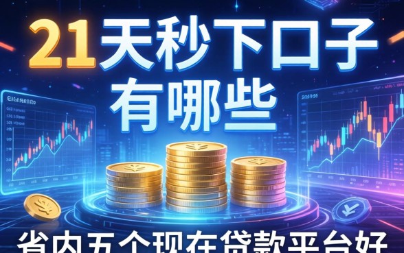 21天秒下口子有哪些，省内五个现在贷款平台好
