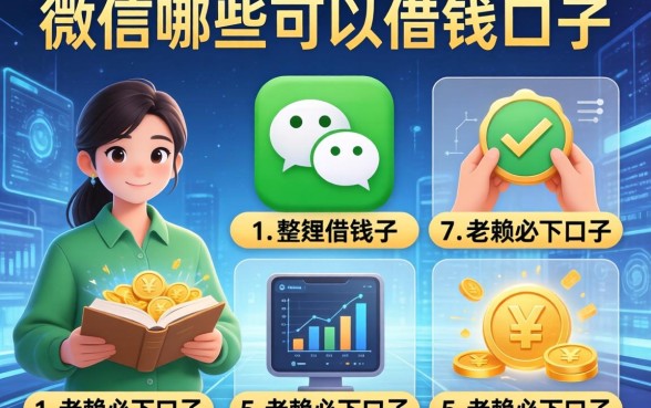 微信哪些可以借钱口子，整理五个老赖必下口子