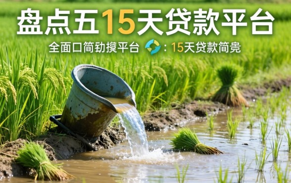 水稻田放水的口子简称，盘点五个15天贷款平台