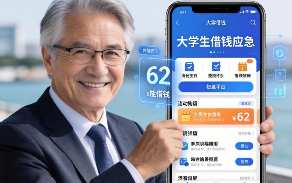 大学生借钱应急app，归纳5个62岁能借钱的平台