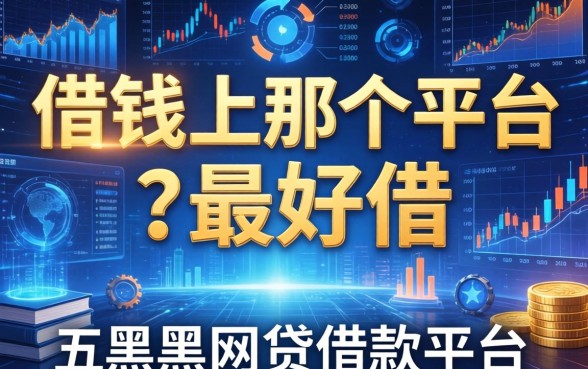借钱上那个平台最好借，总结五个黑户网贷借款平台