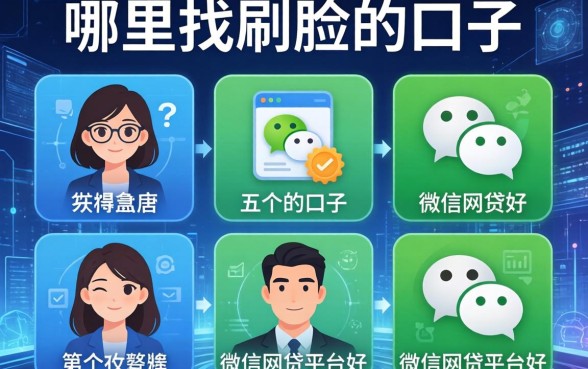 从哪里找不刷脸的口子，介绍五个微信网贷平台好