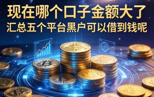 现在哪个口子金额大了，汇总五个平台黑户可以借到钱呢