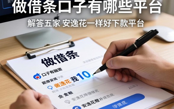 做借条口子有哪些平台，解答五家和安逸花一样好下款的平台