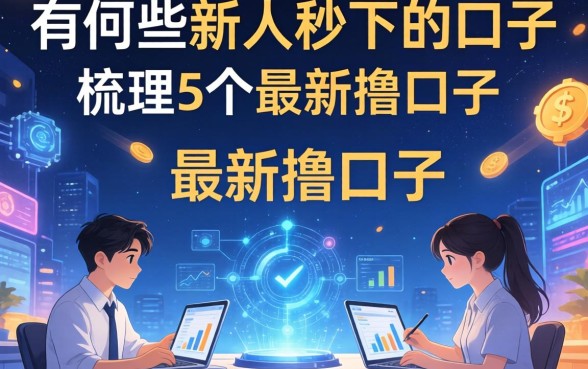 有哪些新人秒下的口子，梳理5个最新撸口子