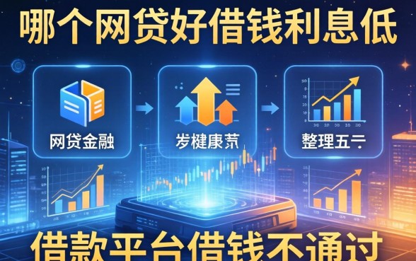 哪个网贷好借钱利息低，整理五个为借款平台借钱不通过