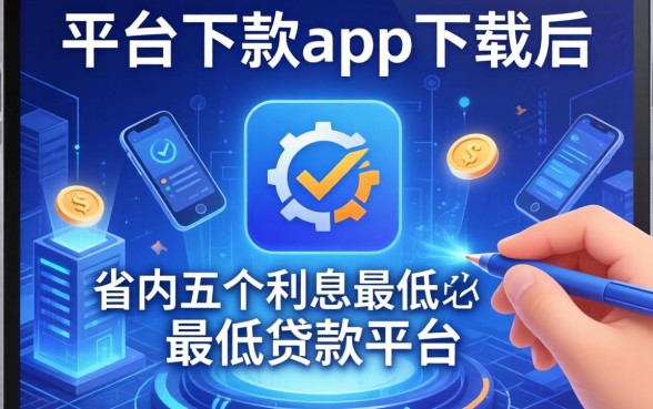 平台下款app下载后，省内五个利息最低的贷款平台