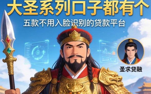 大圣系列口子都有哪个，探讨五款不用人脸识别的贷款平台
