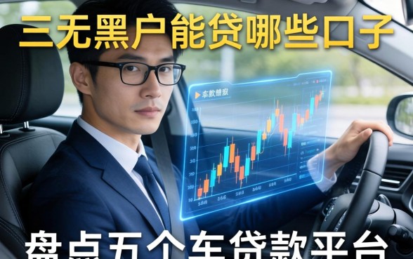 三无黑户能贷哪些口子，盘点五个车贷款平台