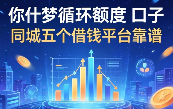 有哪些循环额度的口子，同城五个借钱平台靠谱
