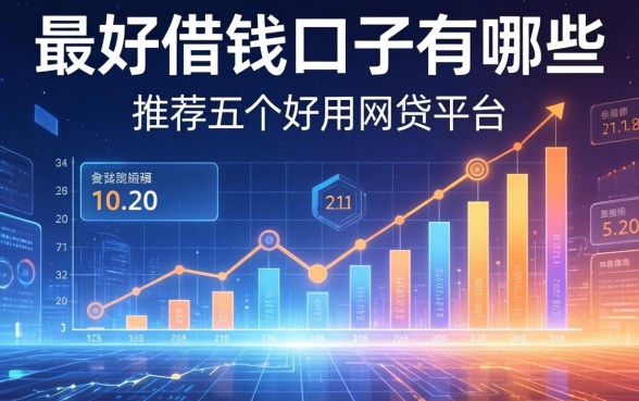 最好借钱的口子有哪些，推荐五个好用的网贷平台