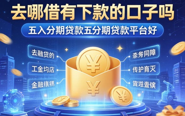 去哪借有下款的口子吗，总结五个分期贷款平台好