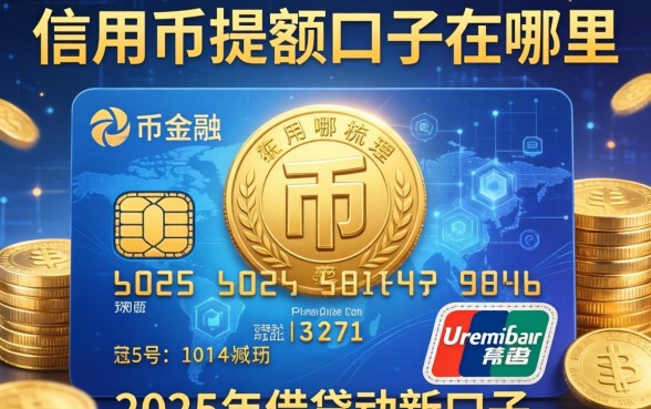 信用币提额口子在哪里，梳理5个2025年借贷新口子
