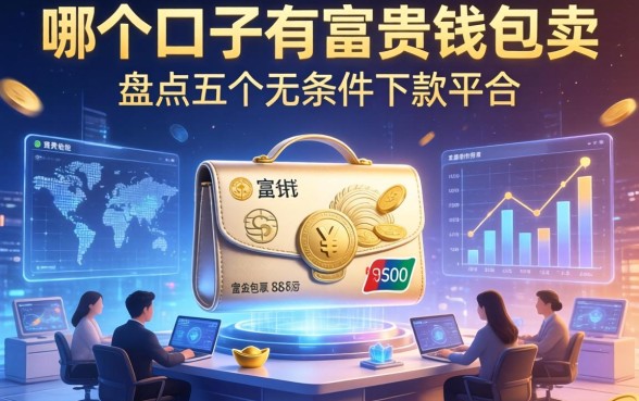 哪个口子有富贵钱包卖，盘点五个无条件下款的平台
